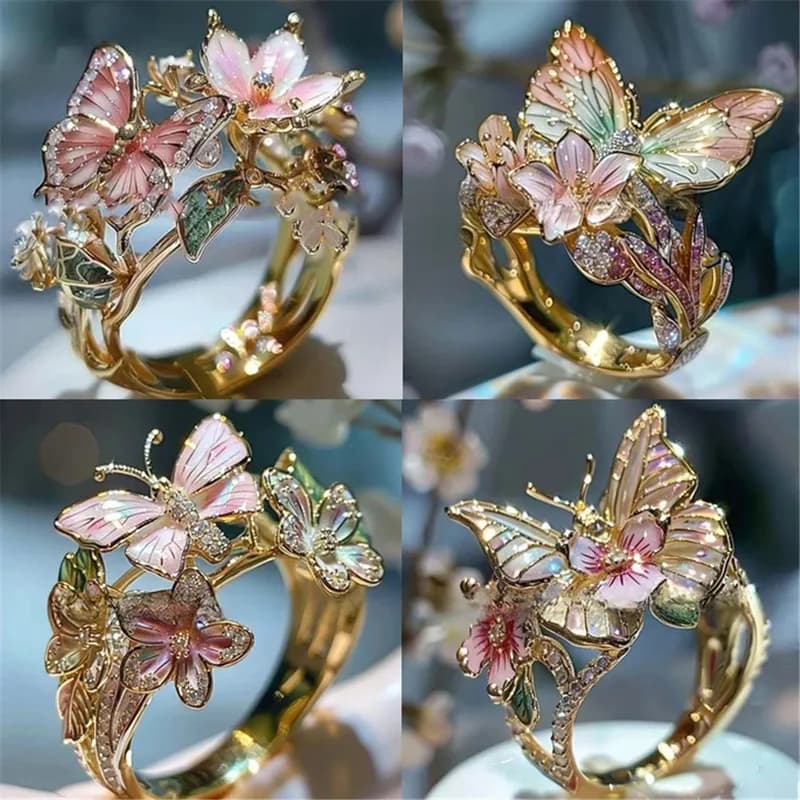 Mariposa Butterfly Ring