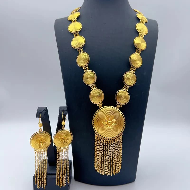 Simran Coin Tassel Set