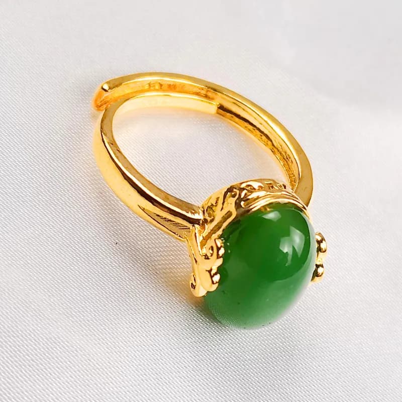 Vera Jade Cabochon Ring