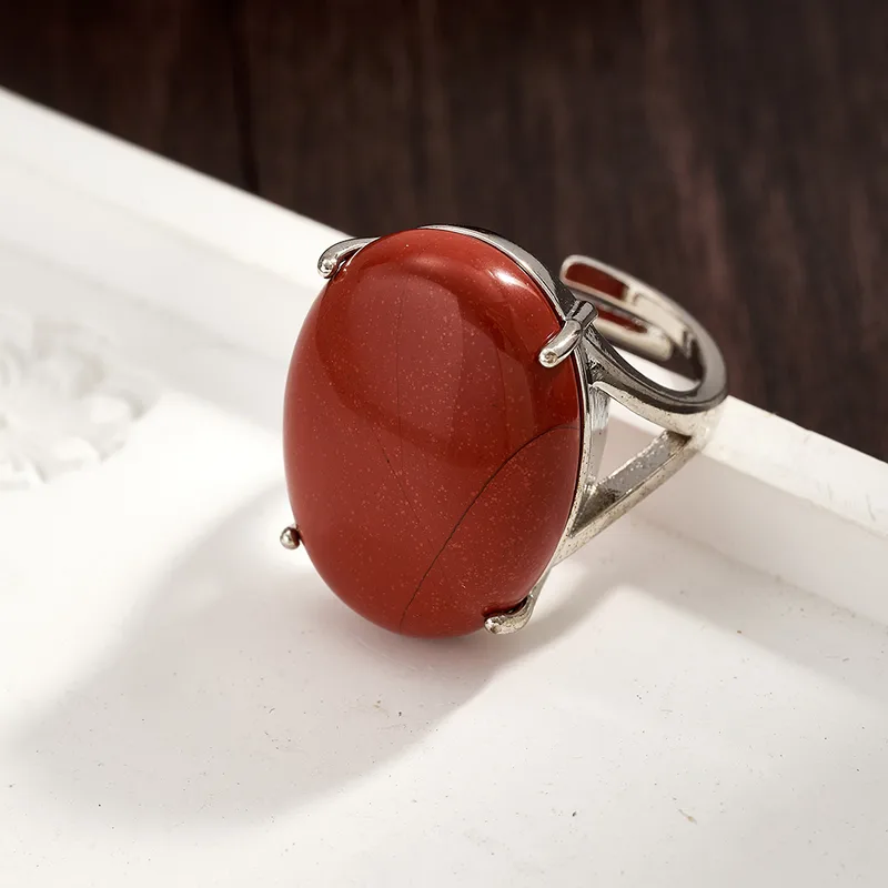 Devika Jasper Cabochon Ring