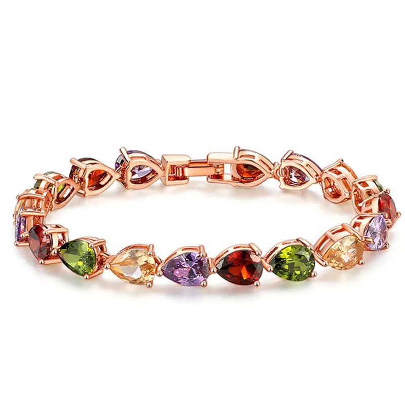 Roshni Multicolor Tennis Bracelet